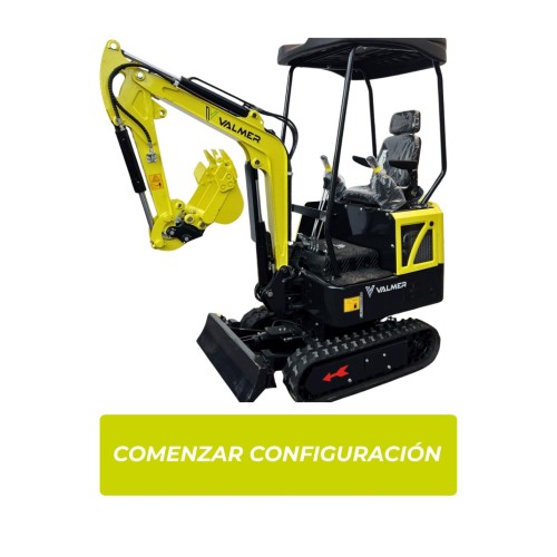 Miniexcavadora Valmer VM 15 | Compacta, potente y eficiente