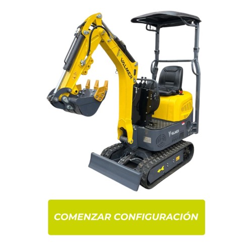 Miniexcavadora Valmer VM 10 | Compacta, ligera y versátil