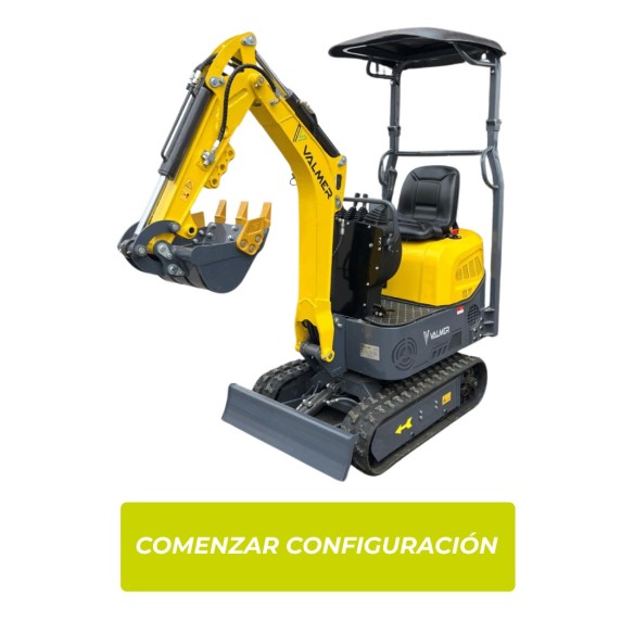 Miniexcavadora Valmer VM 10 | Compacta, ligera y versátil