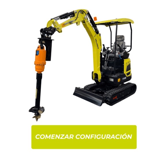 Miniexcavadora VM 18 | Potencia, estabilidad y alto rendimiento